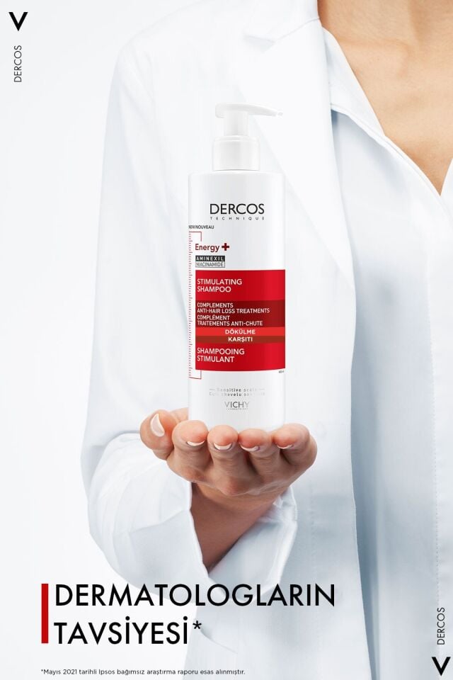 Vichy Dercos Energy Saç Dökülmesi Karşıtı Şampuan 400 ml