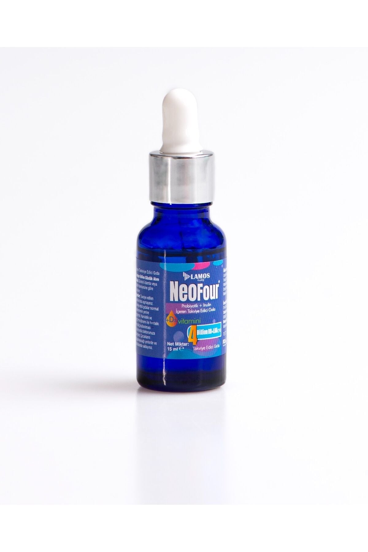 Neofour D Vitamini Içeren Probiyotik Damla, 15ml, Bağırsak Düzenlemeye Ve Gaz Gidermeye Yardımcı