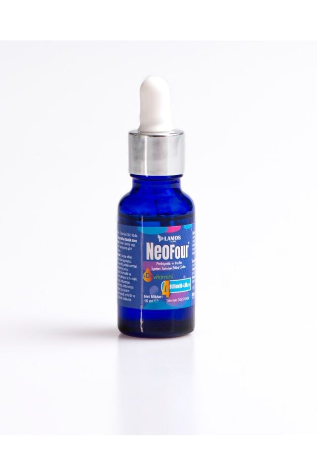 Neofour D Vitamini Içeren Probiyotik Damla, 15ml, Bağırsak Düzenlemeye Ve Gaz Gidermeye Yardımcı