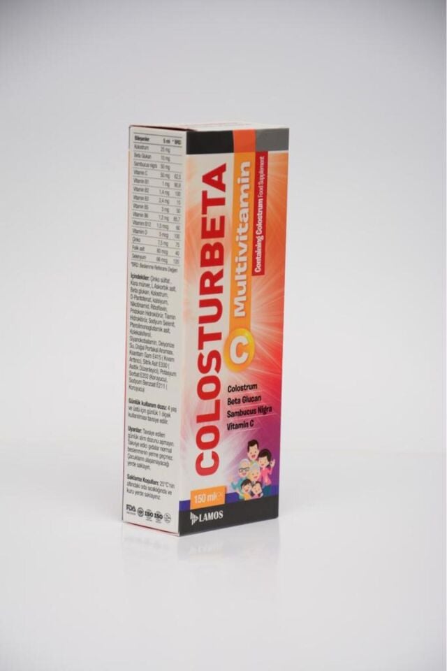 COLOSTURBETA Lamos Kolostrum Içeren Multi Vitamin 100 Ml