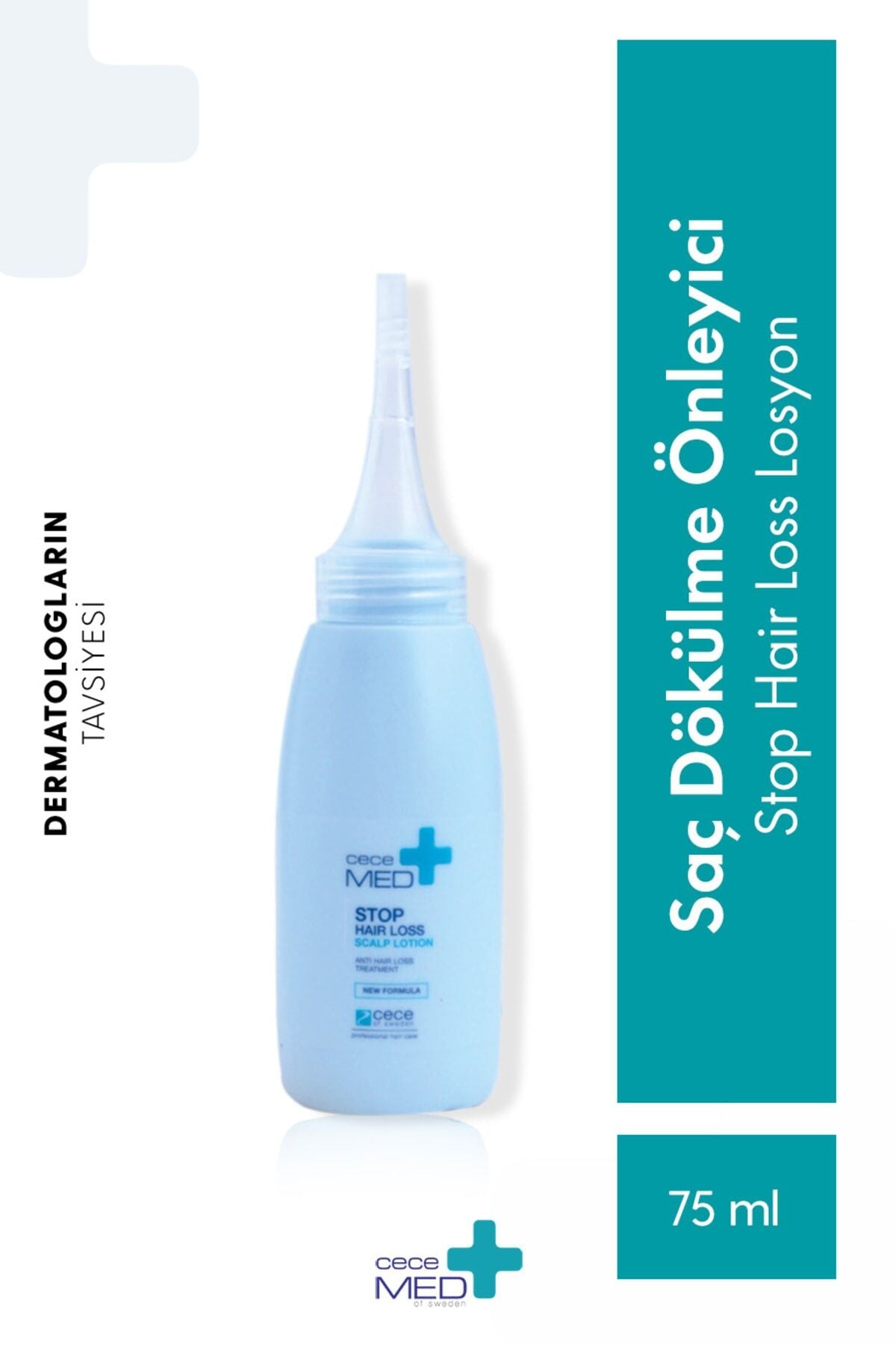 CECEMED Saç Dökülme Karşıtı Losyon - Stop Hair Loss Scalp Lotion 75 ml