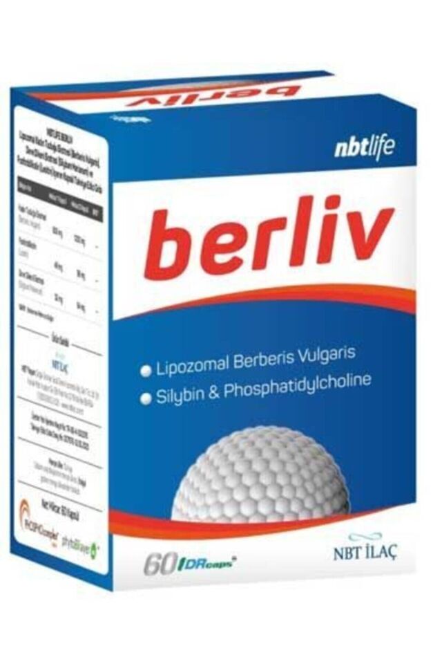 Nbt İlaç Nbt Life Berliv Lipozamal Berberin 60 Kapsül