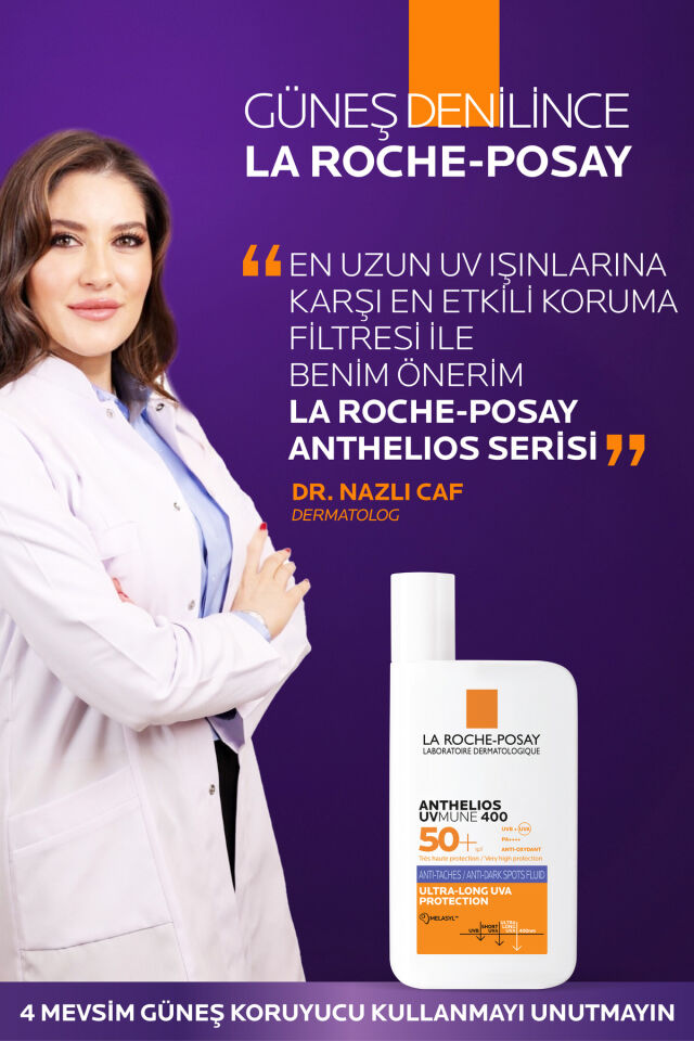 La Roche Posay Anthelios Uvmune Anti Dark Spots Fluid Koyu Leke Karşıtı Yüz Güneş Kremi SPF50+
