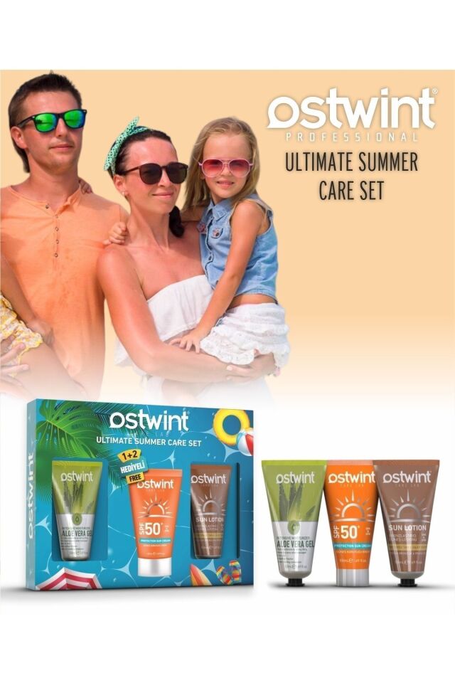 Ostwint 50+ Spf Güneş Kremi Seti 1+2 Hediyeli 50ml