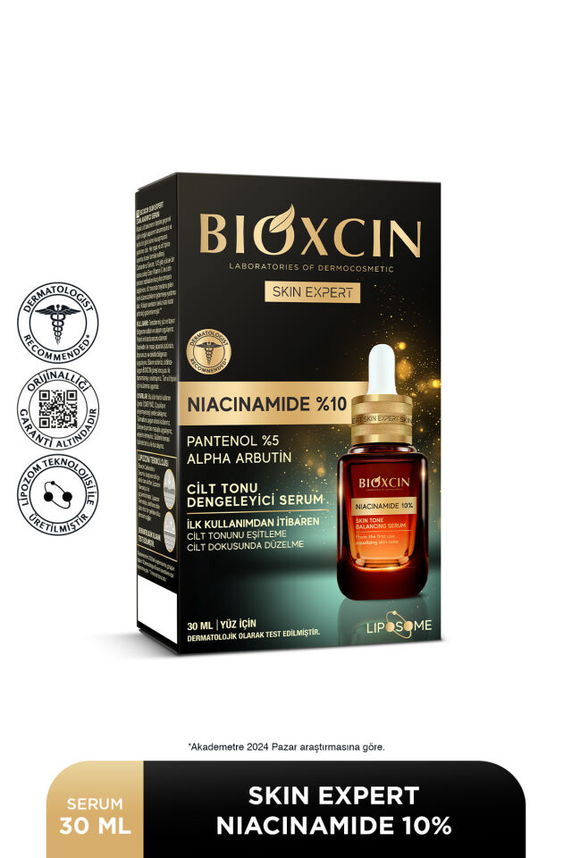 Bioxcin Niacinamide % 10 Serum 30 Ml - Panthenol % 5 Alpha Arbutin Ton Dengeleyici Yüz Serumu