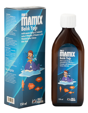 MULTİ MAMİX BALIK YAĞI ŞURUBU 150 ML