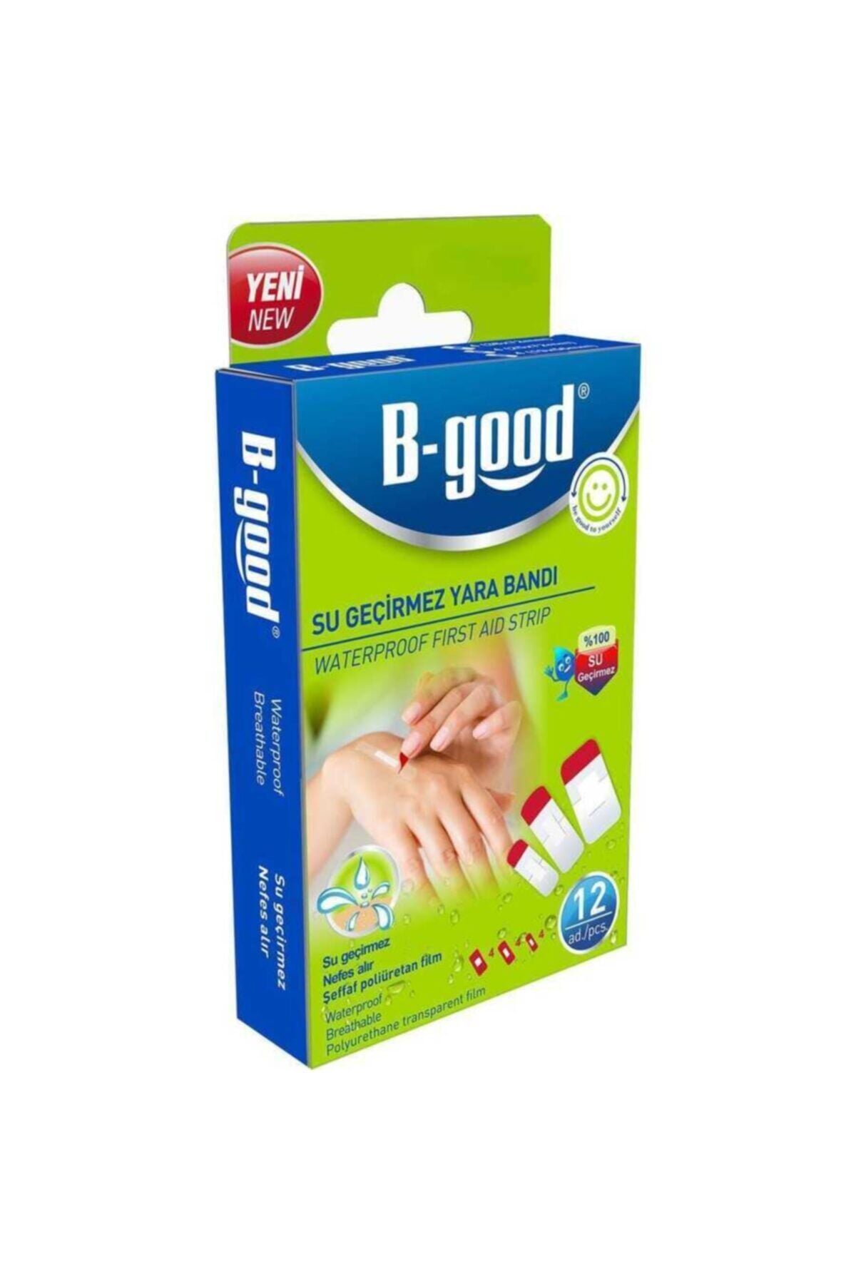 B-GOOD Su Geçirmez Yarabandı 12'li