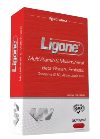 Ligone Beta Glucan Probiotic Multivitamin 30 Kapsül