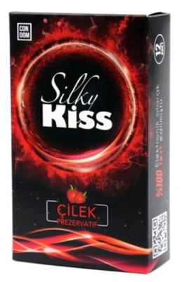 Silky Kiss Çilek Prezervatif 12'li