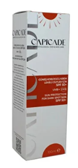 Capicade Güneş Koruyucu Krem Lekeli Ciltler İçin SPF50+ 100 ml