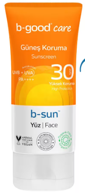B-Good Care Güneş Kremi Yüz SPF30 50 ml