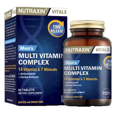 Nutraxin Men's Multi Vitamin Complex 60 Tablet
