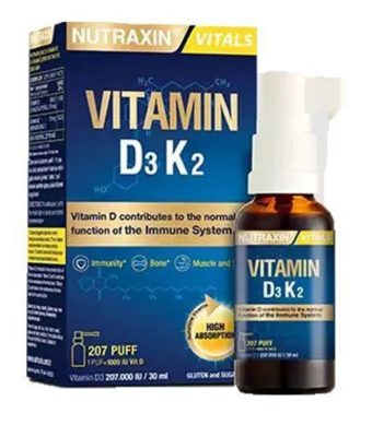 Nutraxin Vitamin D3K2 Sprey 30 ml