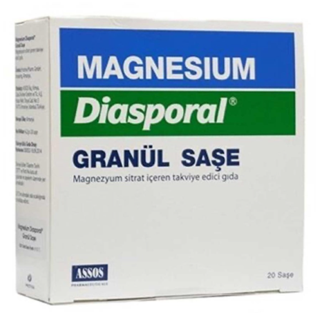 Magnesium Diasporal 20 Granül Saşe