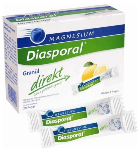 Magnesium Diasporal Direkt Granül 20 Poşet
