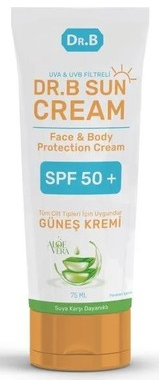 Dr. B Sun Cream Aloe Vera Özlü Güneş Kremi SPF50+ 75 ml