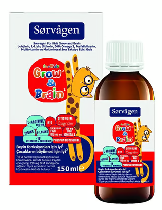 Sorvagen Grow Brain For Kids Sıvı 150 ml