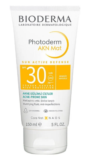 Bioderma Photoderm AKN Mat Güneş Koruyucu Krem SPF30 150 ml