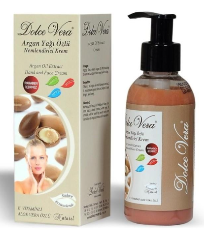 Dolce Vera Argan Yağlı Krem 150 ml - 12'li Stant (1 Adet Kutusuz Tester)