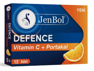Jenbol Defence Vit.C+Portakal Pastil 12 Drops