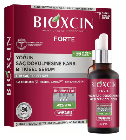 Bioxcin Forte Saç Bakım Serumu 50 ml 3'lü