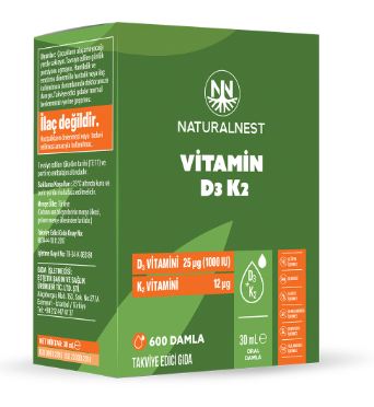 Naturalnest Vitamin D3k2 Takviye Edici Gıda 30 ml