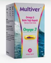 Multiver Omega 3 30 Kapsül